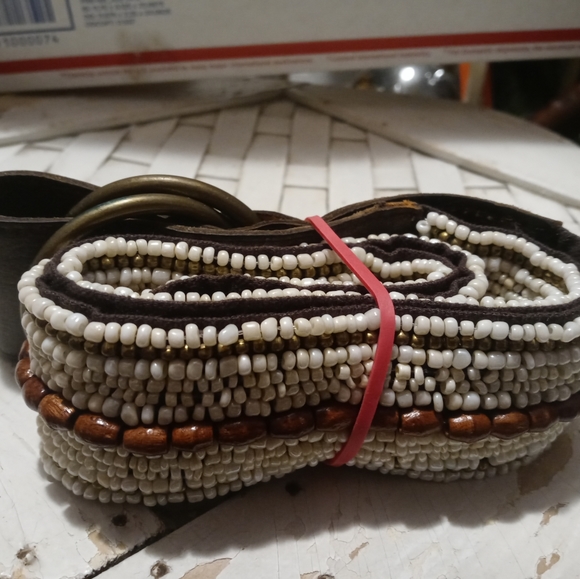 🕰🏯OLD NAVY ARTISAN BEADS BELT🌉🏝 - Picture 14 of 16